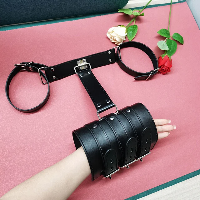 Bondage Silikon Analplug Buttplug Handschellen Monohandschuh Sexspielzeug Sklave