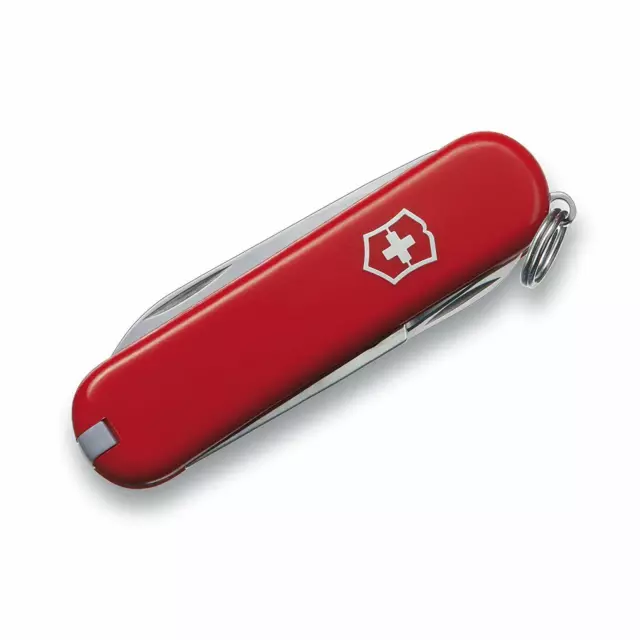 Victorinox Swiss Army Classic SD, (7) functions Folding Pocket Knife, Red 2