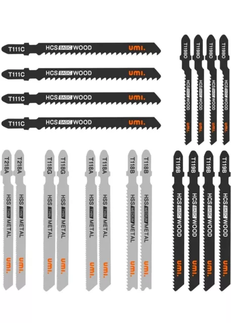 Amazon Brand Jigsaw Blades 20 Piece Assorted 3