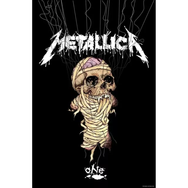 Metallica - One Flag Poster Wall Hanging Fabric Banner Textile