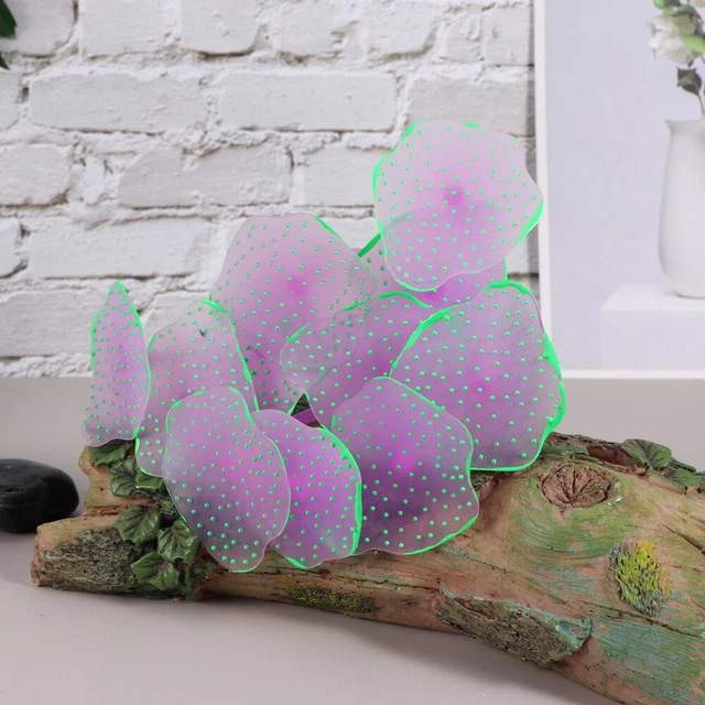 ARTIFICIAL AQUARIUM PLANTS Coral Reef Glowing Fish Tank Ornaments
