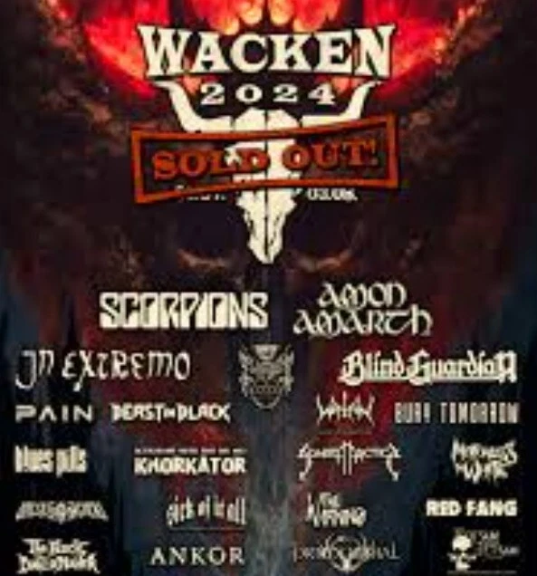 WACKEN OPEN AIR 2024 Ticket 31.07.03.08.2024 533.26 PicClick