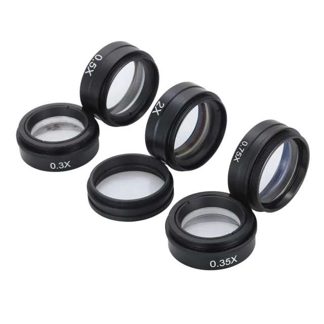 1pc Glass Lens Auxiliary Objective Lens Barlow Lens 0.75X 42mm 0.3X 0.5X