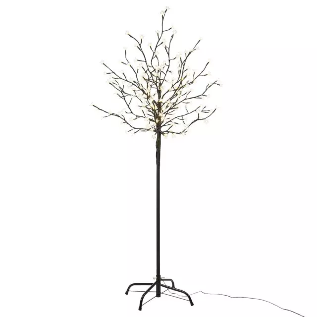 LED BAUM MIT 600 Blüten in WARMWEIß Lichterbaum Höhe 250cm für AUSSEN 76013  EUR 299,95 - PicClick DE