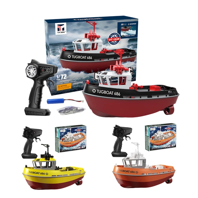 Tipmant Mini RC Electric Toy Remote Control Boat Submarine Ship Waterproof Diving In Water Gift
