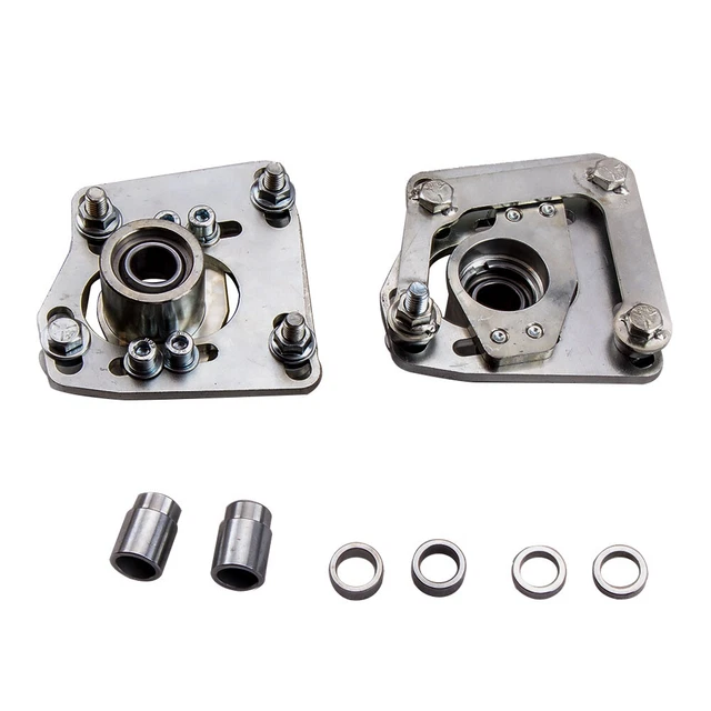 2x Top mount davanti piastre camber regolabili per Ford Mustang V6 V8 GT