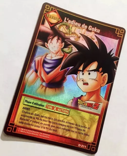 Carte Dragon Ball JCC prism holo D-211 cartes a jouer et a collectionner FR card