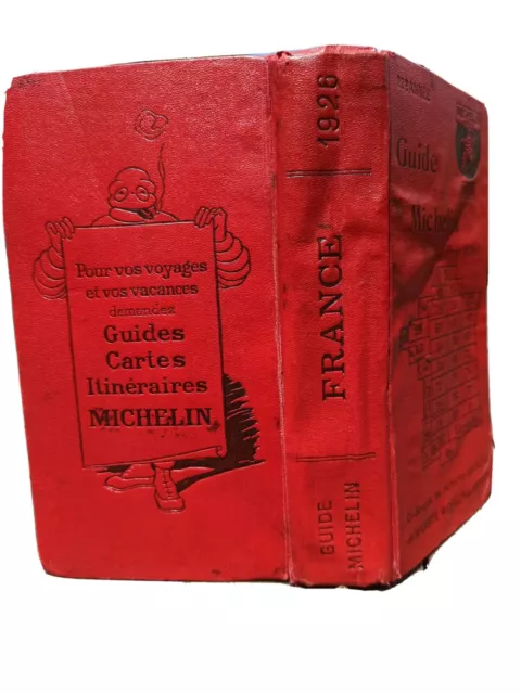 Guide MICHELIN France 1926 =  Bon état général à collectionner !!!