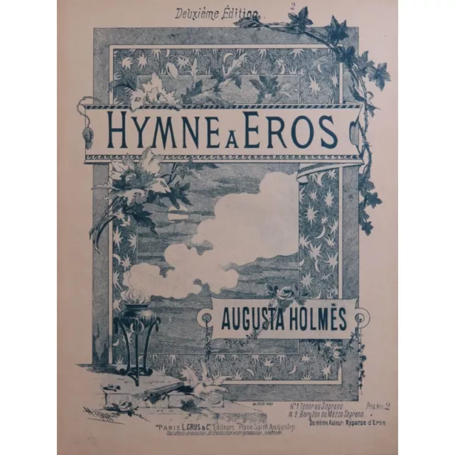 HOLMÈS Augusta Hymne à Eros Chant Piano