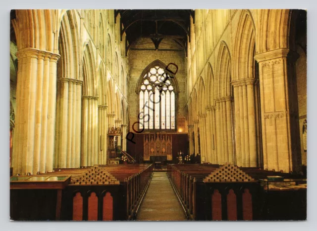 Postcard UK Bridlington Priory Church Interior  (T4)