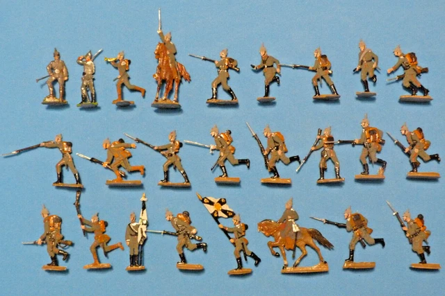 Plats d'étain - Zinnfiguren - Flat Tin : 2 chevaliers ... - FR