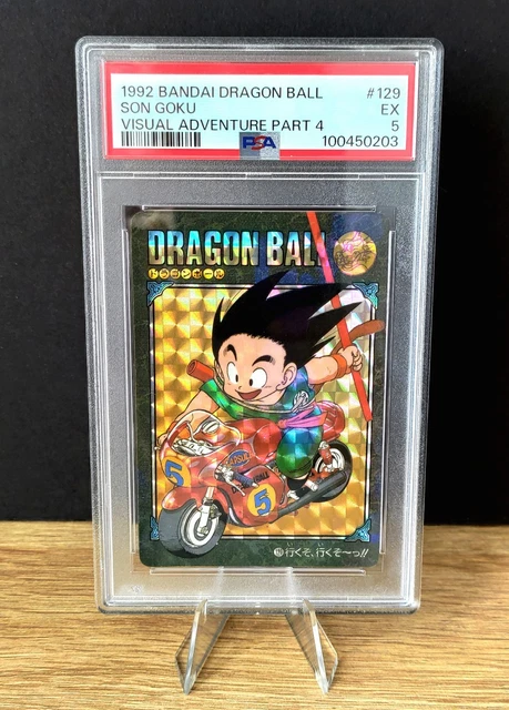 1992 DRAGON BALL Visual Adventure Part 4 #160 Son Goku PSA 7 EUR