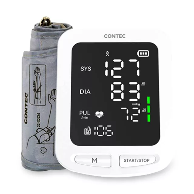 Digital LED upper Arm Blood Pressure Monitor Adult cuff NIBP Machine CONTEC08E