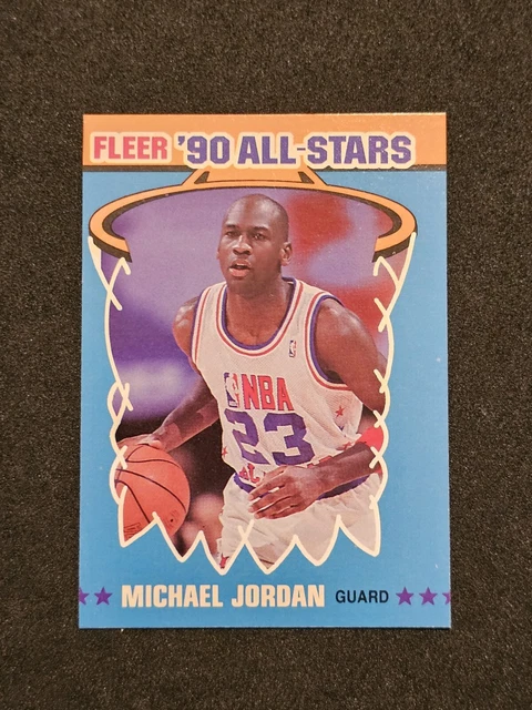 michael jordan fleer 90 all stars