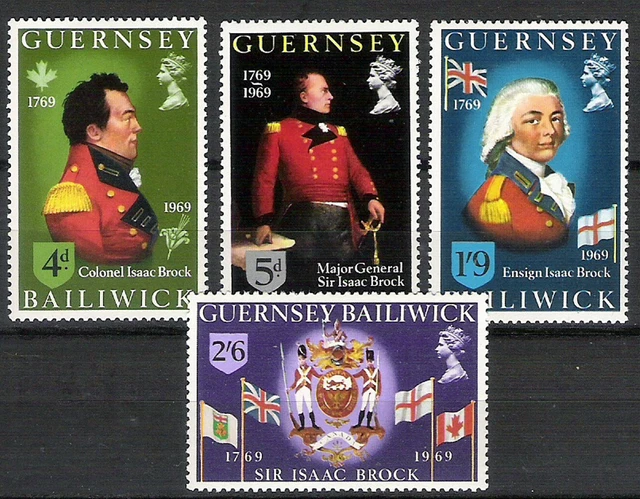 GUERNESEY #5 série 19/22 N**, VF MNH bonne côte