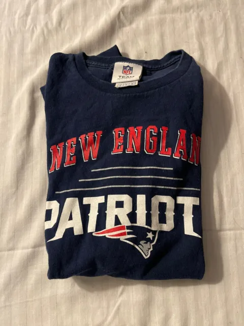 New England Patriots NFL Team Apparel Cotton Tshirt Size Medium