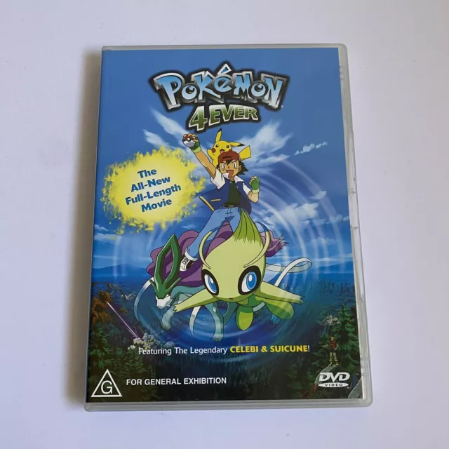 POKEMON 4 EVER DVD 2002 Pokemon Full Length Movie R4 VGC DVD