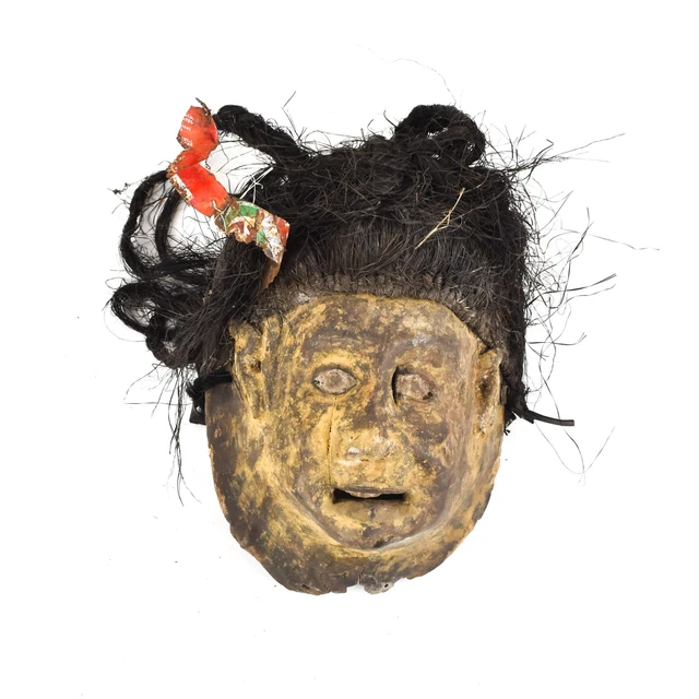 Makonde Mask Wood Tanzania African Art