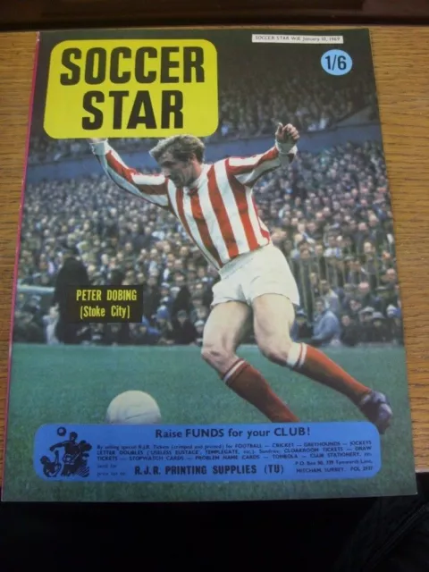 10/01/1969 Soccer Star Magazine: Volume 17 Number 17 - Peter Dobing of Stoke Cit