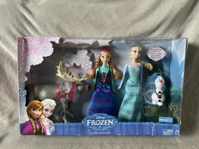 Disney Frozen Friends Collection - Elsa - Anna - Sven - Olaf -  2013 Mattel
