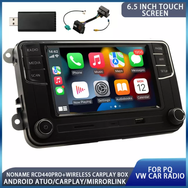 Autoradio RCD360 Pro 2 RCD440 PRO 187B AndroidAuto Wireless CARPAY BT für VW