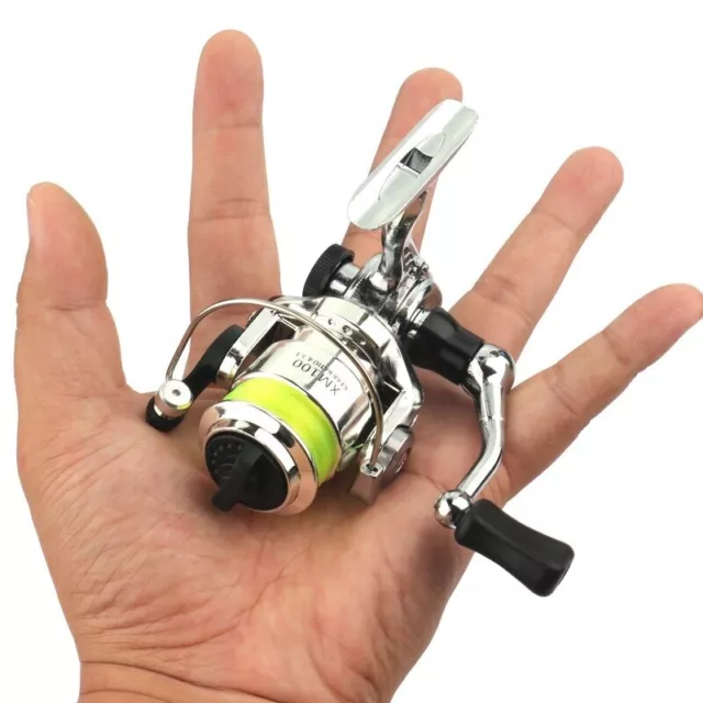 Mini Micro Fishing Reel Spinning Wheel Coil Small Roller Metal