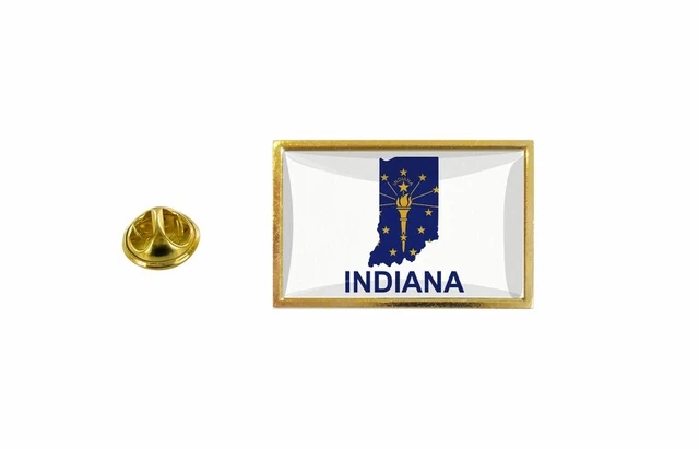 Pin's Drapeau Américain – État Du Maine – Carte Des USA – Pin Badge Collection