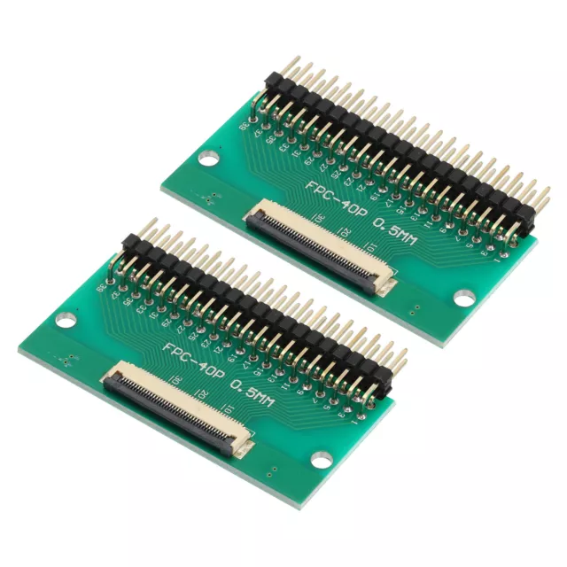 2 pz scheda connettore FFC FPC 40 pin doppia fila adattatore intestazione pin angolo retto