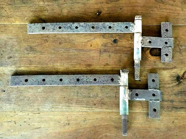 Strap Hinges Barn Door/Gate Farm Rustic Décor Hand Made Vintage