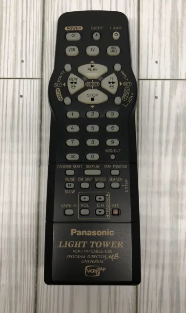 Genuine Panasonic LSSQ0204 Light Tower TV VCR DSS PROGRAM Remote Control WORKS