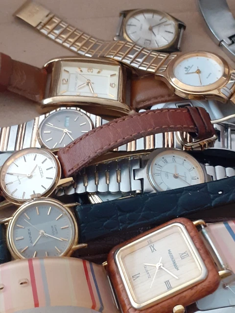Konvolut Alte Quarz Armbanduhren