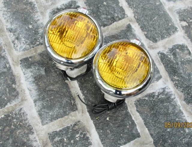 Vintage Nos Gm 12 V Fog Lights Lamps Rare Swiitch Brackets Buick Cadilac Ford Vintage Nos Gm 12 V Fog Lights Lamps Rare Swiitch Brackets Buick Cadilac Ford