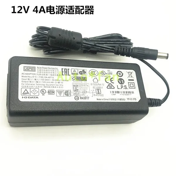 Power Adapter 12V 4A FOR SALE! - PicClick