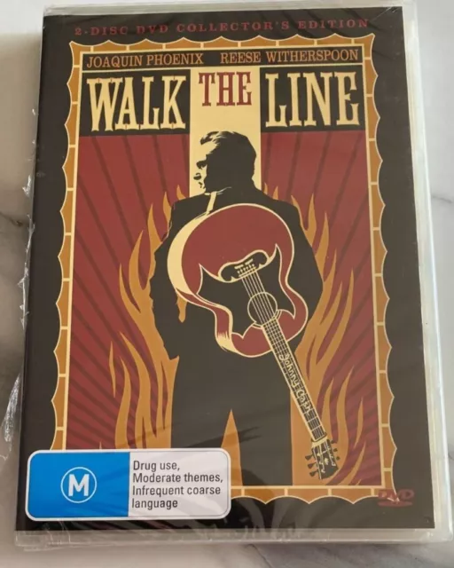 Walk the Line ~ Joaquin Phoenix, Reese Witherspoon (Region 4 DVD) *New & Sealed*