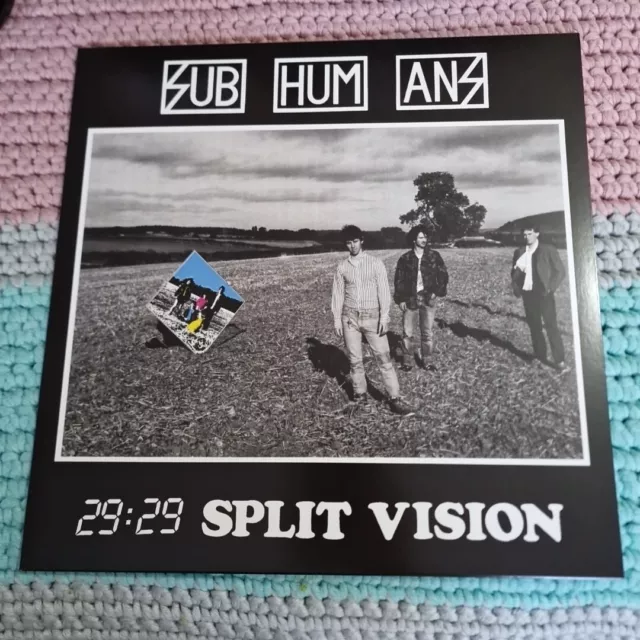 SUBHUMANS 29:29 Split Vision  12 Inch *red* Vinyl PUNK NM