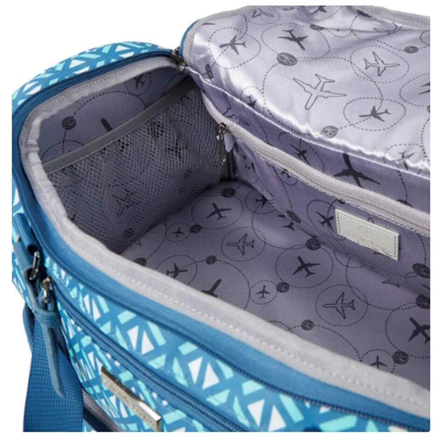 Samantha Brown To-Go Zipper Compartment Weekender Luggage Bag - Orchid Camo 3