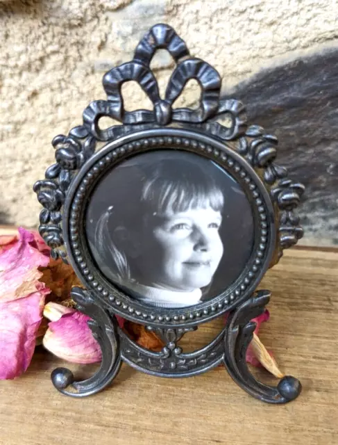Cute ! Pretty French Antique Miniature Picture Frame Circa 1920