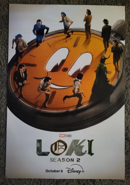 Marvel's LOKI Season 2 Original DS 27x40 1-Sheet Movie Poster Double Sided MINT