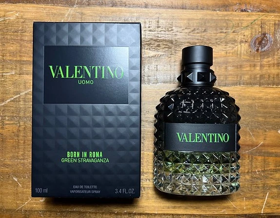 Valentino - 3.4 oz Uomo Born In Roma Green Stravaganza Eau De Toilette | Beauty