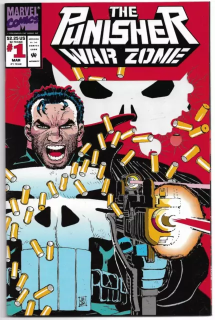 Punisher War Zone #1 Marvel Comics 1992 VF+