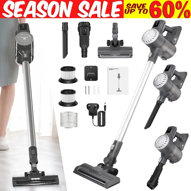 6IN1 CORDED UPRIGHT Vacuum Cleaner HEPA filtration Stick Rechargeable