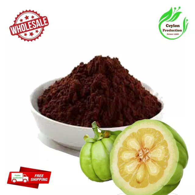 Polvo de fruta orgánica de Garcinia-Cambogia Goraka Mangostán Especia Té...