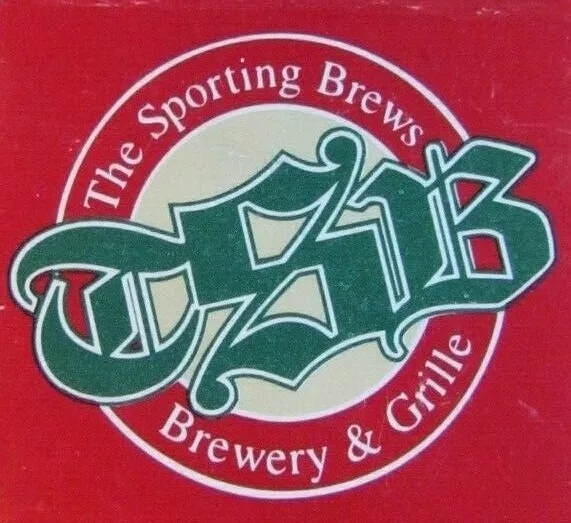 Sporting Brews Brewery Brew Pub Matchbook Matchcover (Weston, Florida) -E1