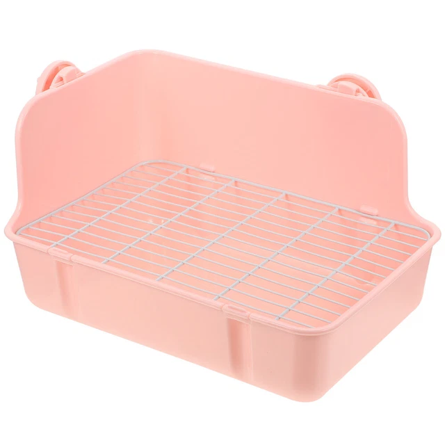 Baño Bunny Cage hogar mascota inodoro conejillos de indias basura orinal