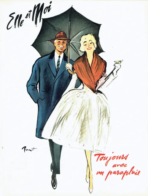 Publicité Advertising 108  1959    le parapluie