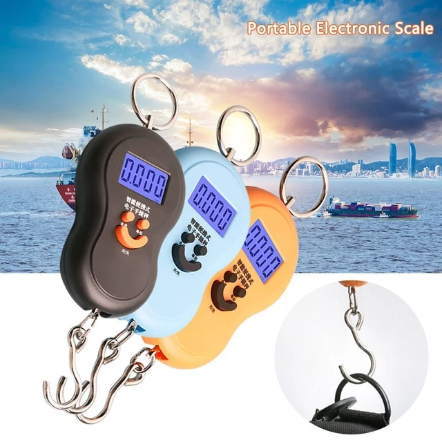 gancho escala colgante primavera hogar básculas portátil báscula electrónica