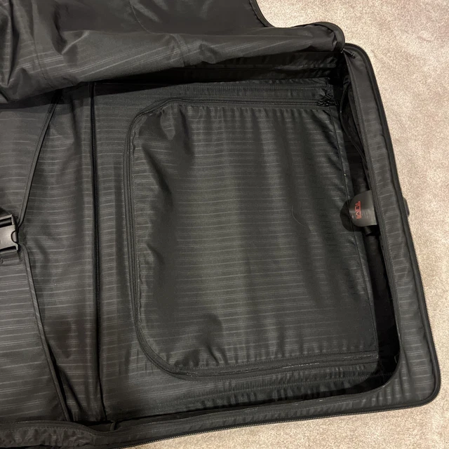 TUMI Alpha Ballistic Nylon Wheeled Garment Bag Luggage 22032DH 25x24x13 Bi Fold 11