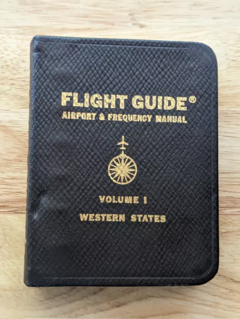 Flight Guide Airport & Frequency Manual Volume I Western States hc Vintage 1964