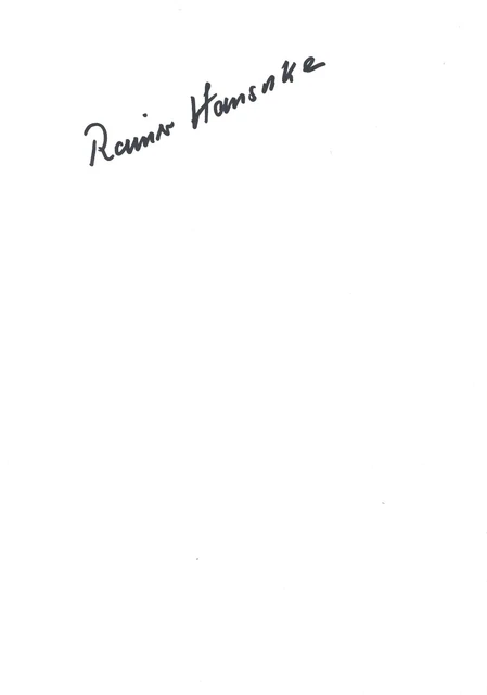 Rainer Hanschke  DDR  Turnen  Karte original signiert WL 341425