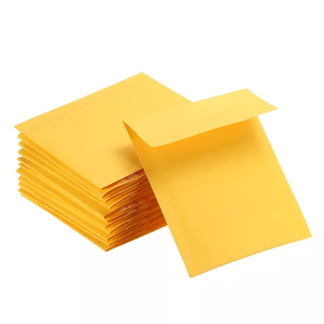 Bulle Expéditeurs Rembourré Enveloppes Jaune 11x13mm pour Emballage Set 50